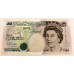 GREAT BRITAIN UK 1993 . FIVE 5 POUNDS BANKNOTE . ERROR . MISSING SERIAL TOP LEFT